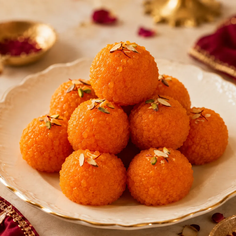 Motichoor Laddu (Desi Ghee)